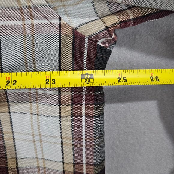 BURTON Dry Ride XL Thick Cotton Plaid Button Up Casual Men's Shirt Gorpcore - Picture 4 of 6